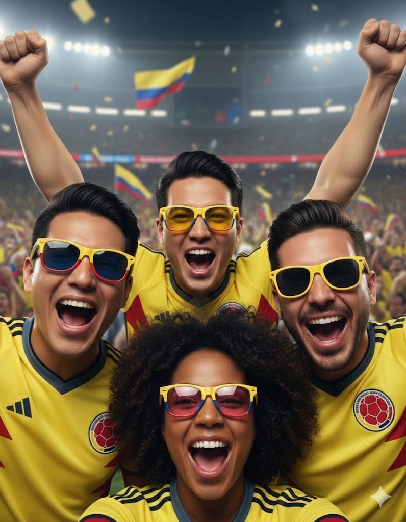 Vista 2 de TNS10T GAFAS COLOMBIA STYLE 2026 - COLOR LENTE: NEGRO